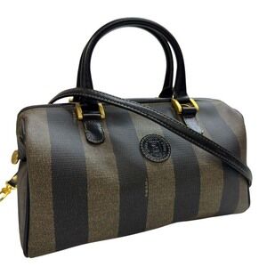 Fendi Pecan Boston Bag Brown Handbag Shoulder